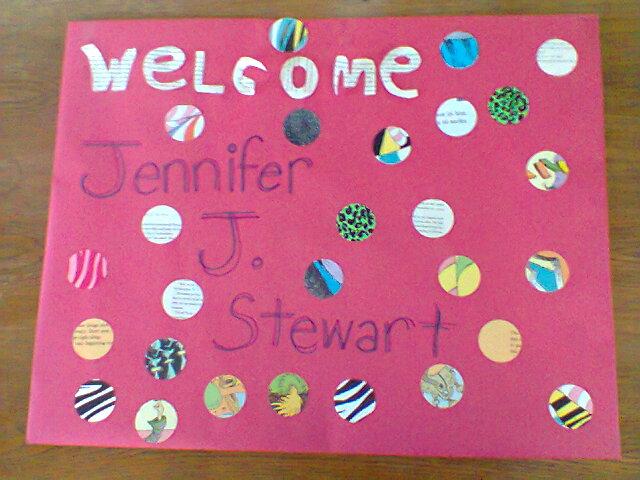 Welcome Jennifer!